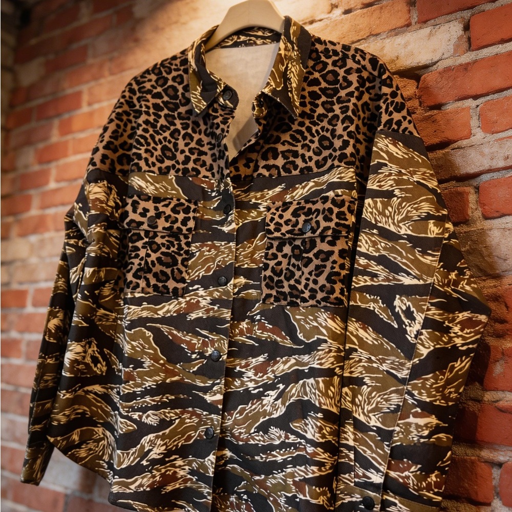 Leopard and Tiger Print Jacket
